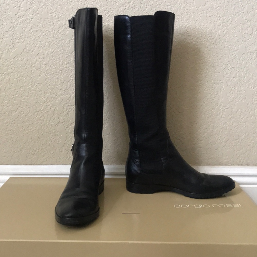 Sergio Rossi riding boots